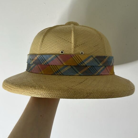 Vintage Churchill LTD 70s Straw Fedora - Picture 4 of 7